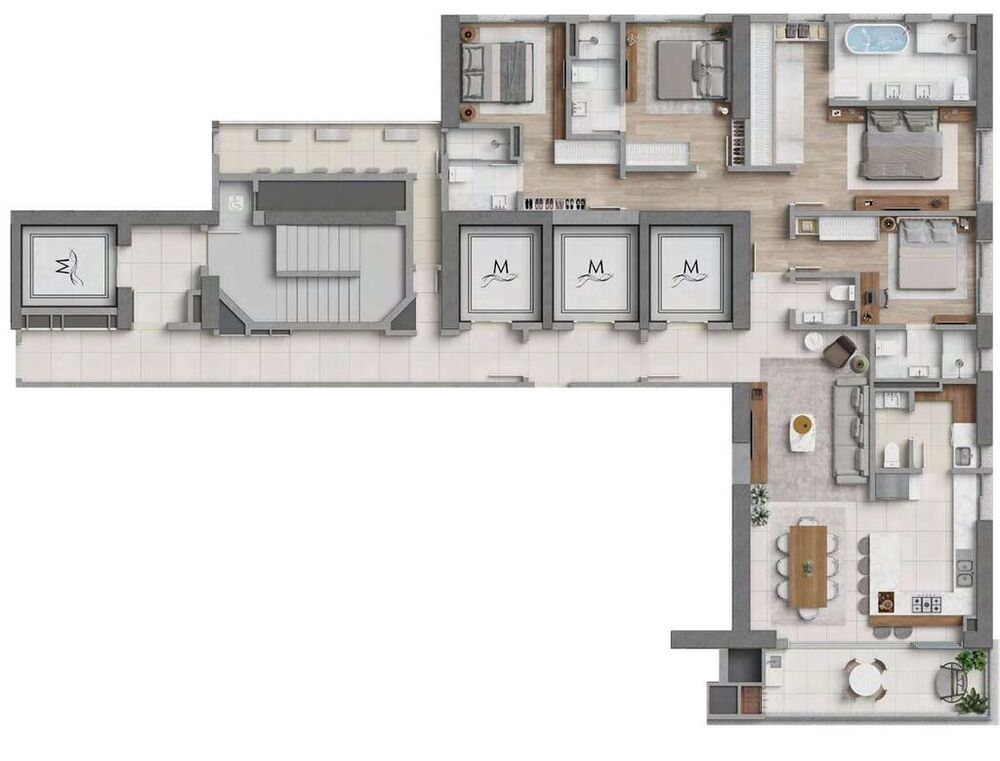 Apartamento, 4 quartos, 251 m² - Foto 8