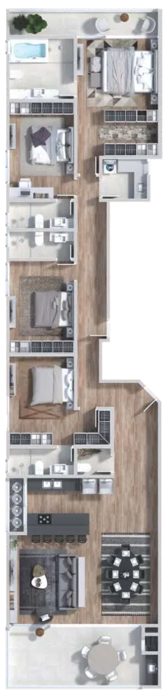 Apartamento, 4 quartos, 199 m² - Foto 9