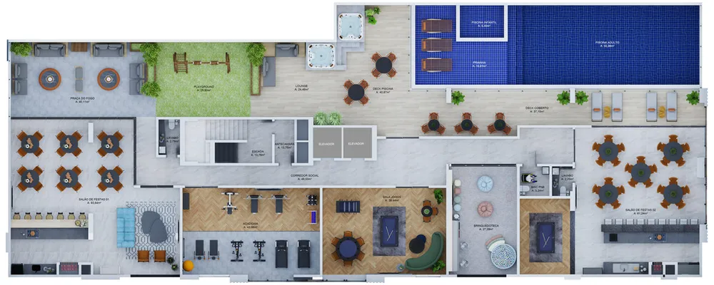 Apartamento, 2 quartos, 68 m² - Foto 3
