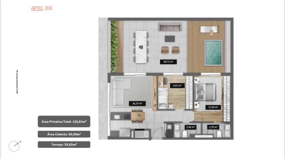 Apartamento, 1 quarto, 87 m² - Foto 10