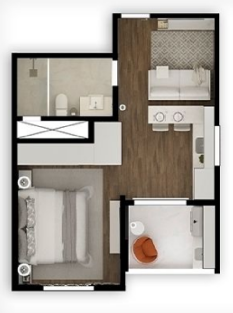 Apartamento, 2 quartos, 54 m² - Foto 9