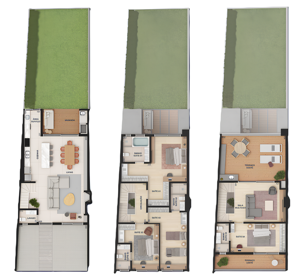 Casa de Condomínio, 3 quartos - Foto 4