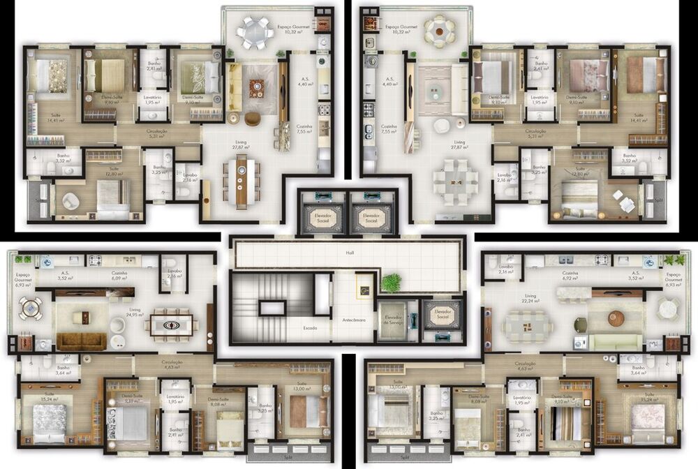 Apartamento, 4 quartos, 125 m² - Foto 12