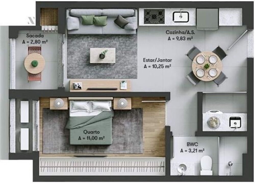 Apartamento, 3 quartos, 95 m² - Foto 8