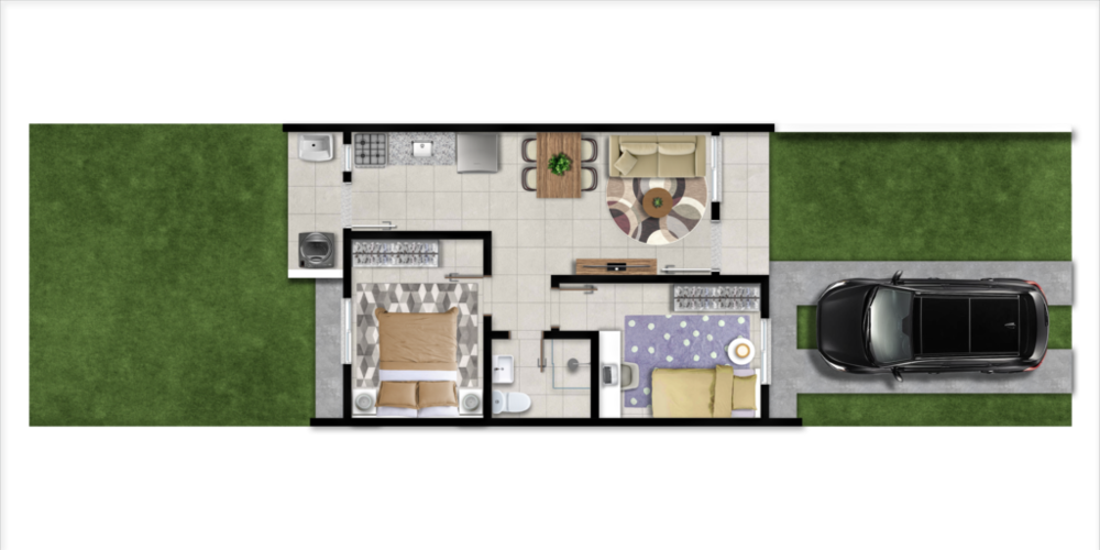 Casa de Condomínio, 2 quartos - Foto 12