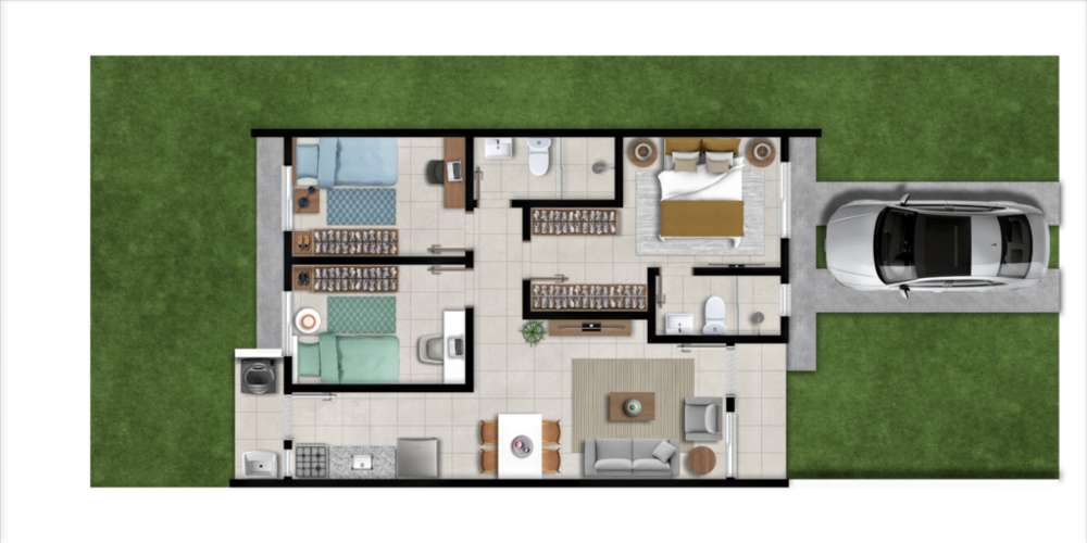 Casa de Condomínio, 2 quartos - Foto 14