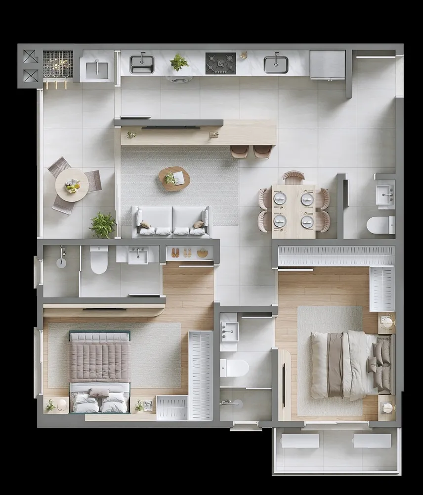 Apartamento, 3 quartos, 105 m² - Foto 4