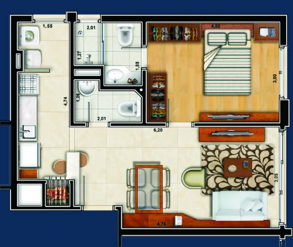 Apartamento, 2 quartos, 83 m² - Foto 20