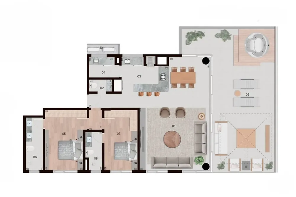 Apartamento, 2 quartos, 156 m² - Foto 4