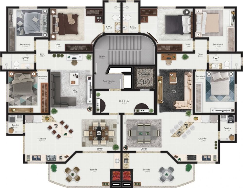 Apartamento, 3 quartos, 115 m² - Foto 6