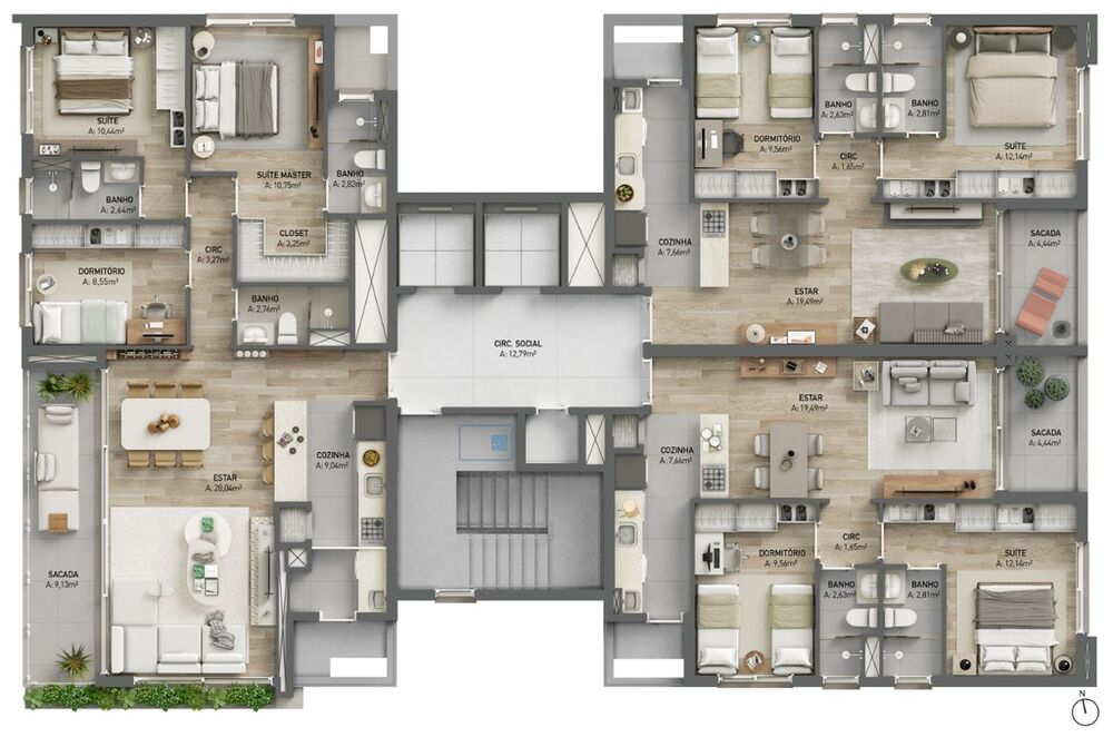 Apartamento, 3 quartos, 109 m² - Foto 11