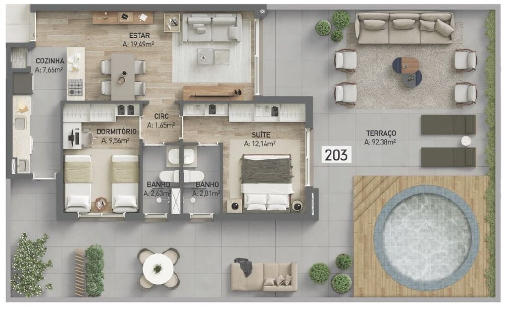 Apartamento, 3 quartos, 109 m² - Foto 8