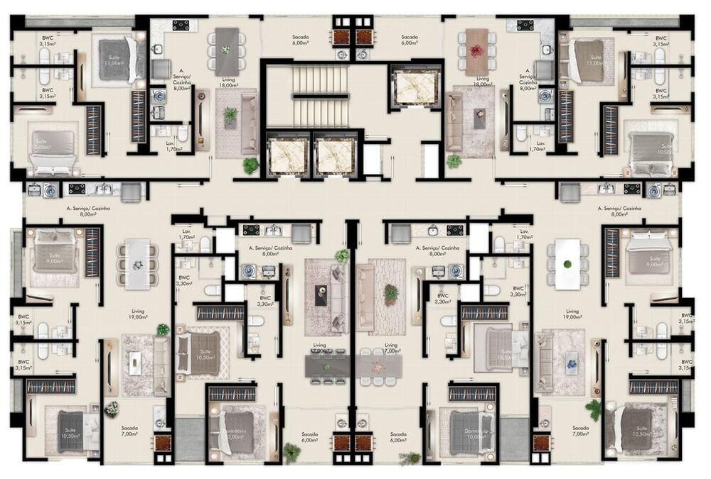 Apartamento, 3 quartos, 69 m² - Foto 8