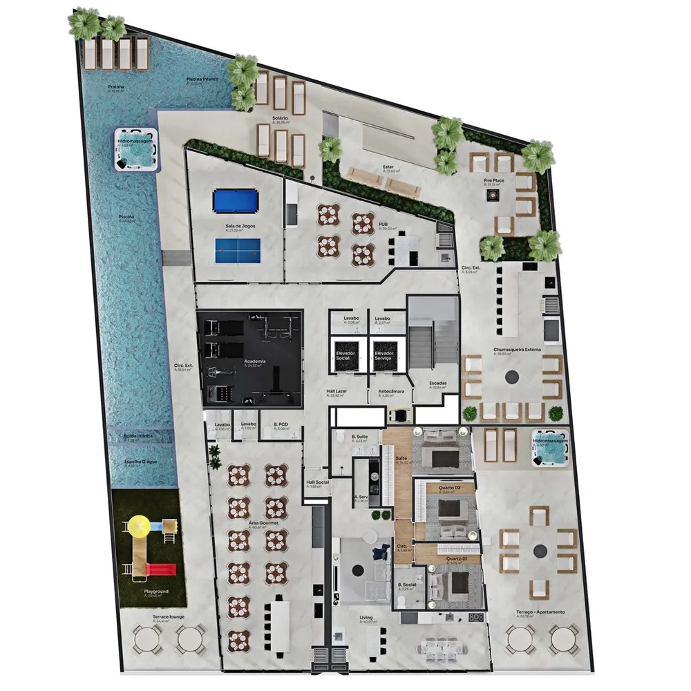 Apartamento, 3 quartos, 96 m² - Foto 9