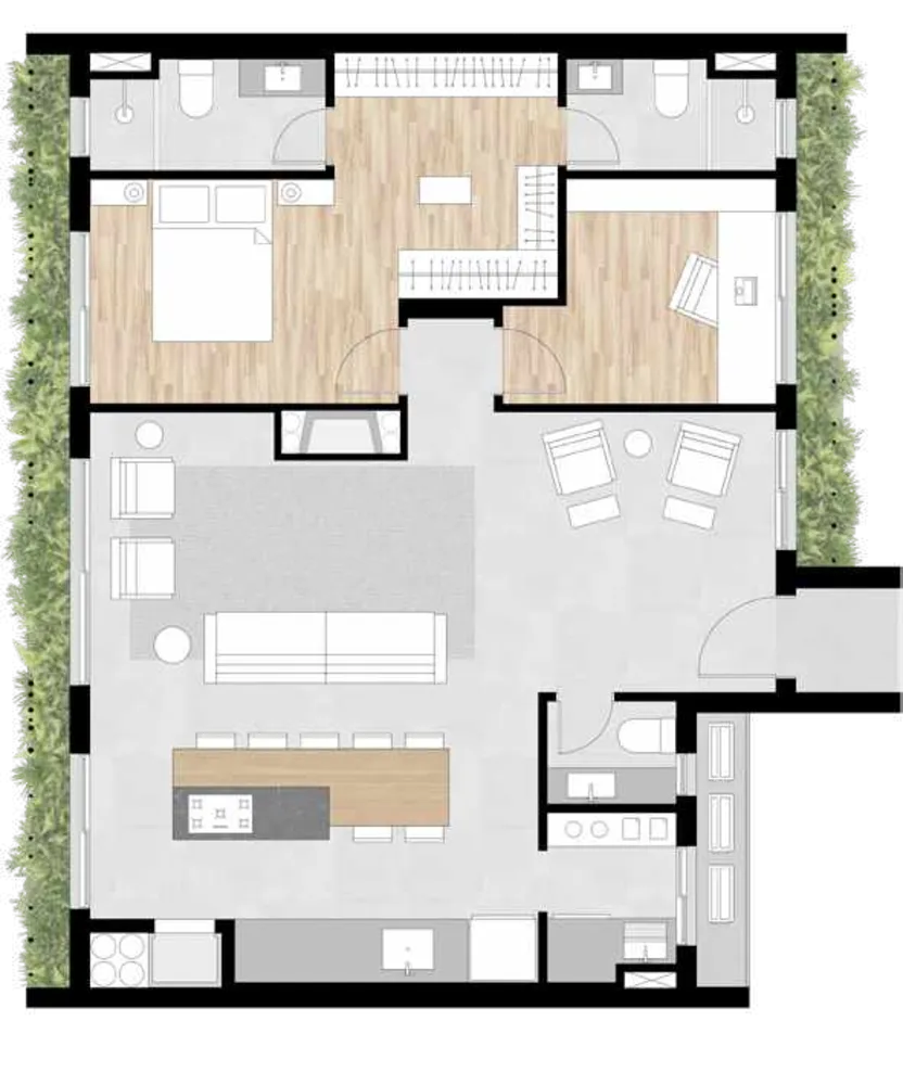 Apartamento, 2 quartos, 99 m² - Foto 3