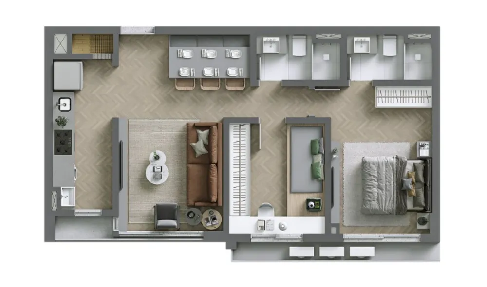 Apartamento, 2 quartos, 80 m² - Foto 8