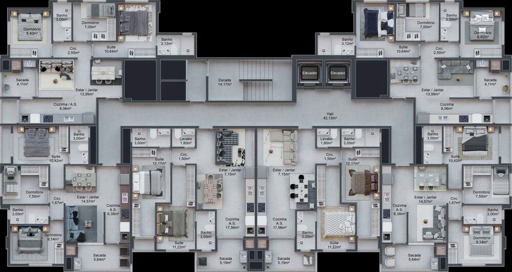 Apartamento, 2 quartos, 70 m² - Foto 11