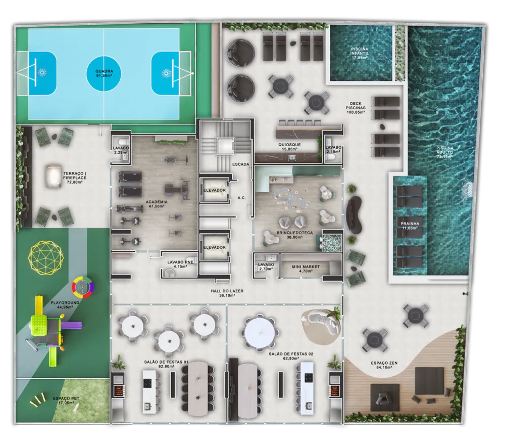 Apartamento, 3 quartos, 140 m² - Foto 1