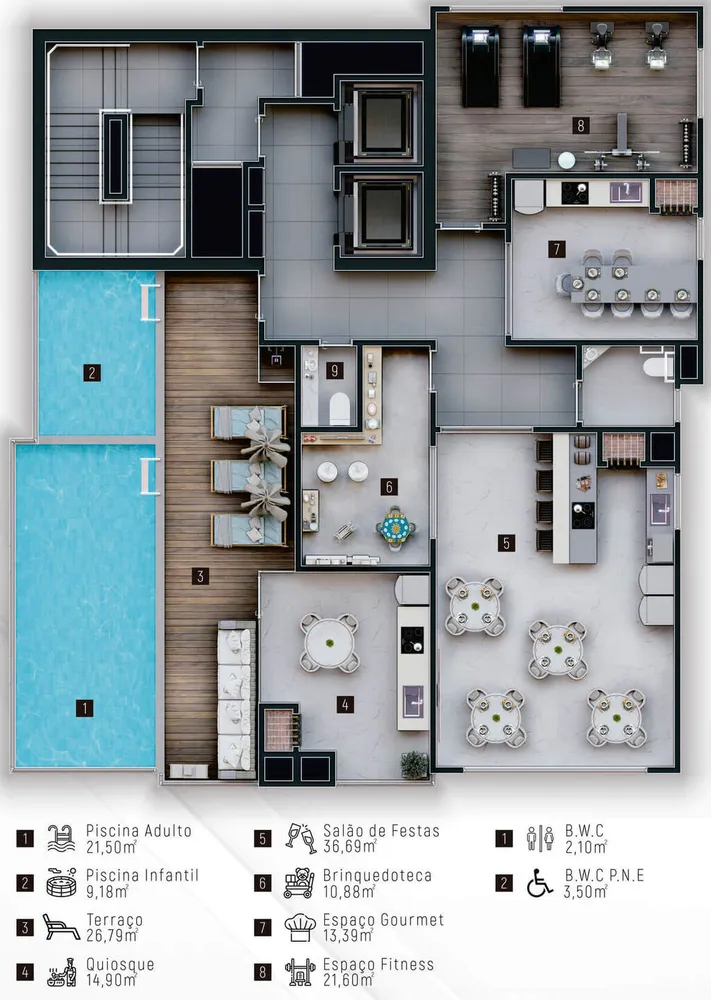 Apartamento, 2 quartos, 60 m² - Foto 8