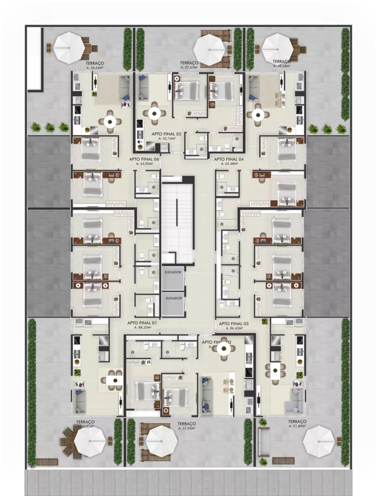 Apartamento, 3 quartos, 122 m² - Foto 2