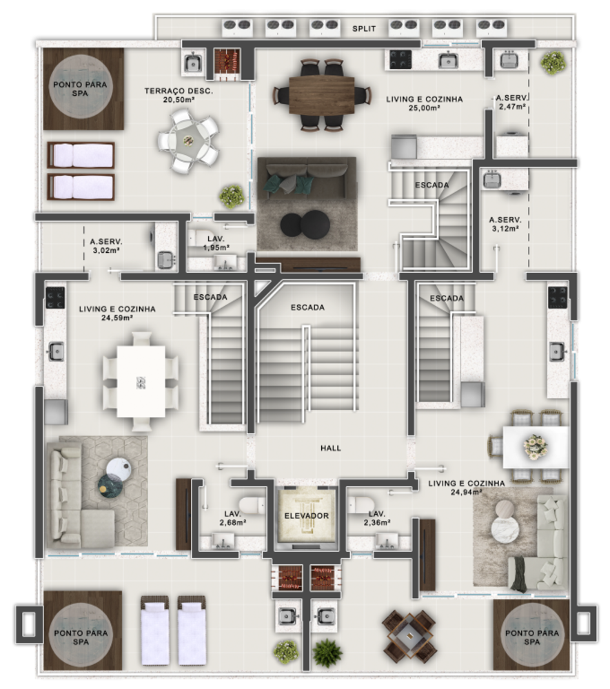 Cobertura, 3 quartos, 116 m² - Foto 15