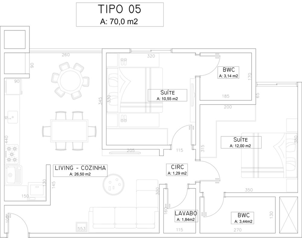 Apartamento, 2 quartos, 70 m² - Foto 4