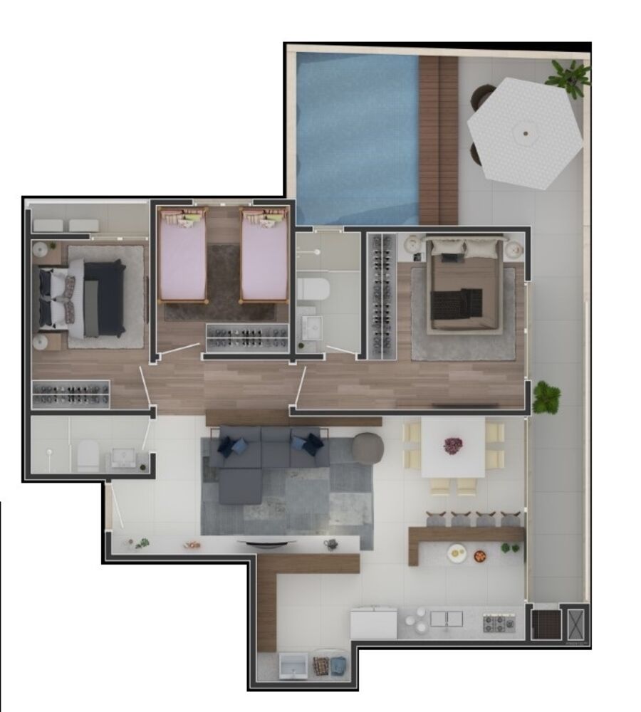 Apartamento, 3 quartos, 209 m² - Foto 6