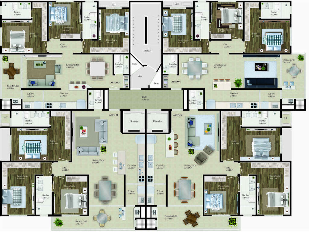 Cobertura à venda com 3 quartos, 289m² - Foto 8