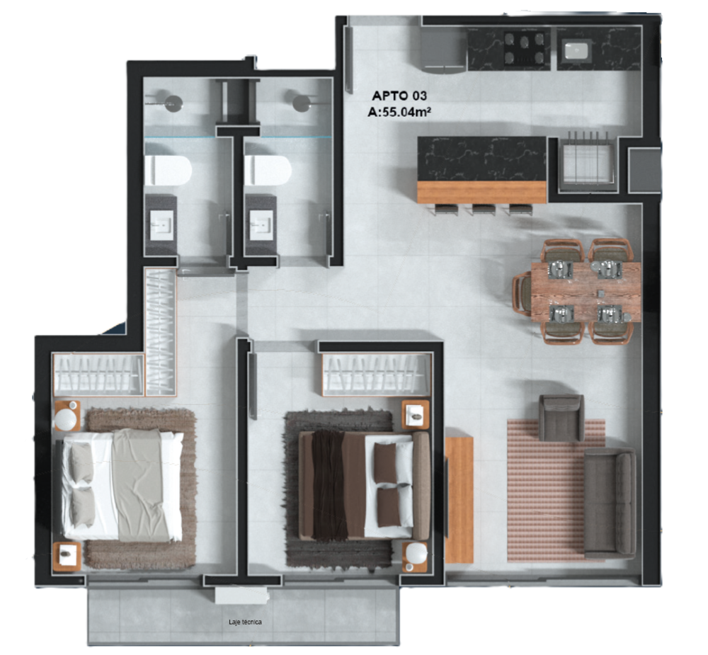 Apartamento, 2 quartos, 115 m² - Foto 5