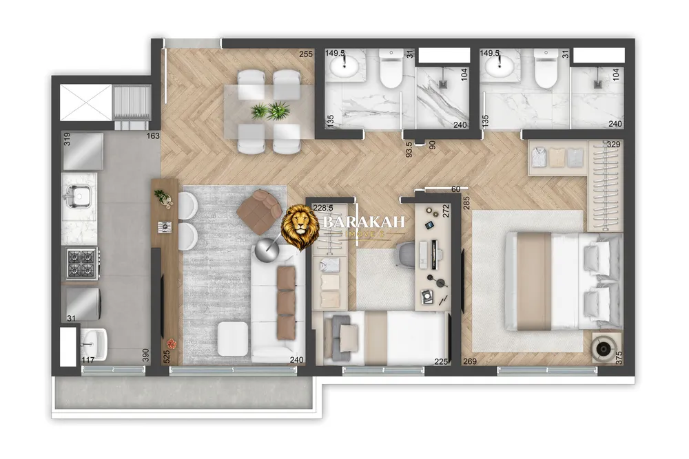 Apartamento, 2 quartos, 67 m² - Foto 16