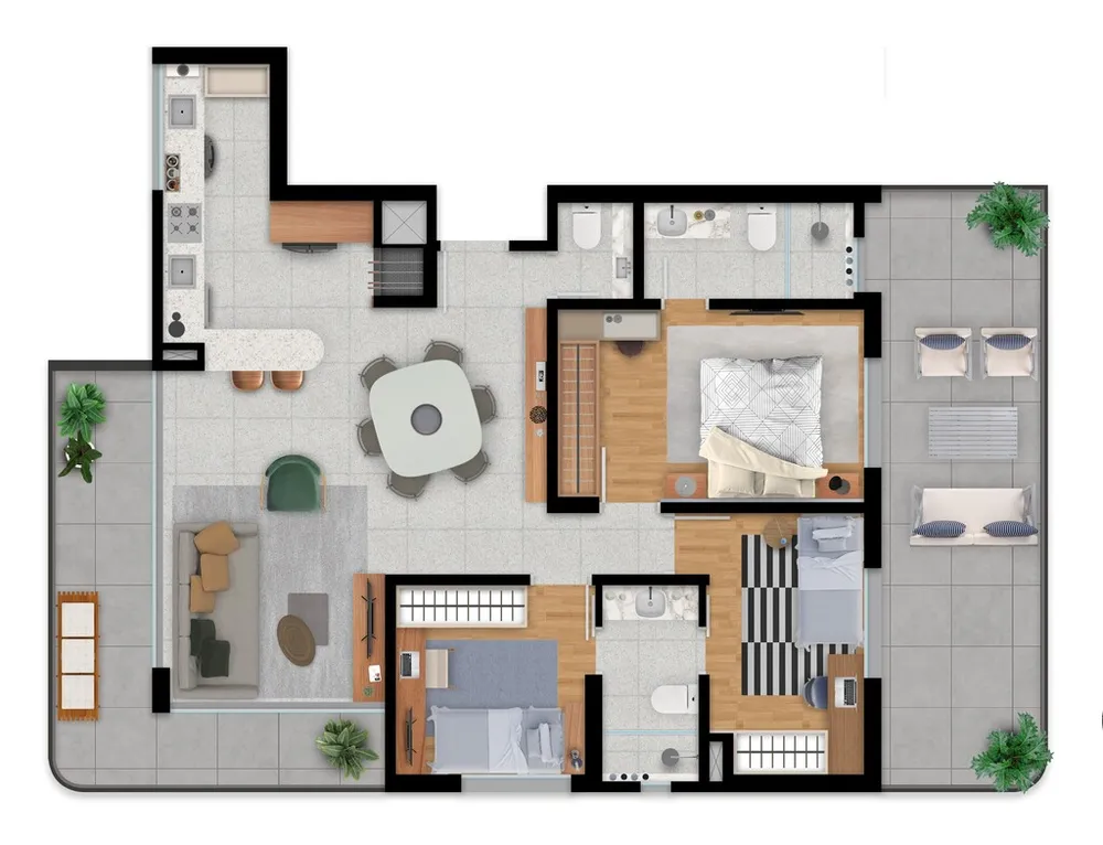 Apartamento, 3 quartos, 95 m² - Foto 11