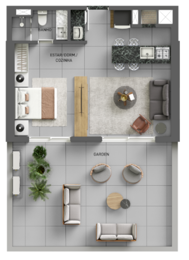 Apartamento, 1 quarto, 94 m² - Foto 11