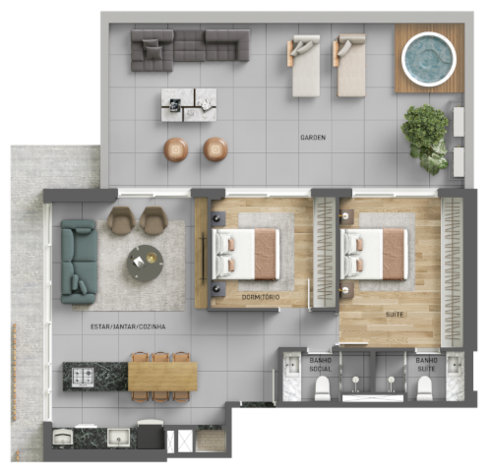 Apartamento, 1 quarto, 94 m² - Foto 14