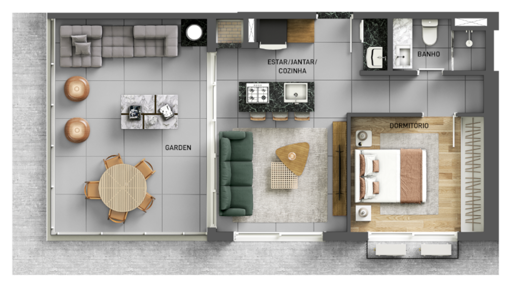 Apartamento, 1 quarto, 94 m² - Foto 13
