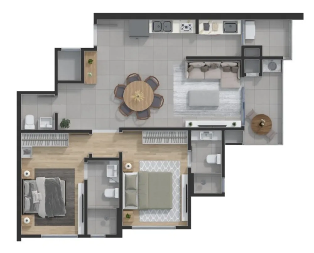 Apartamento, 2 quartos, 85 m² - Foto 4