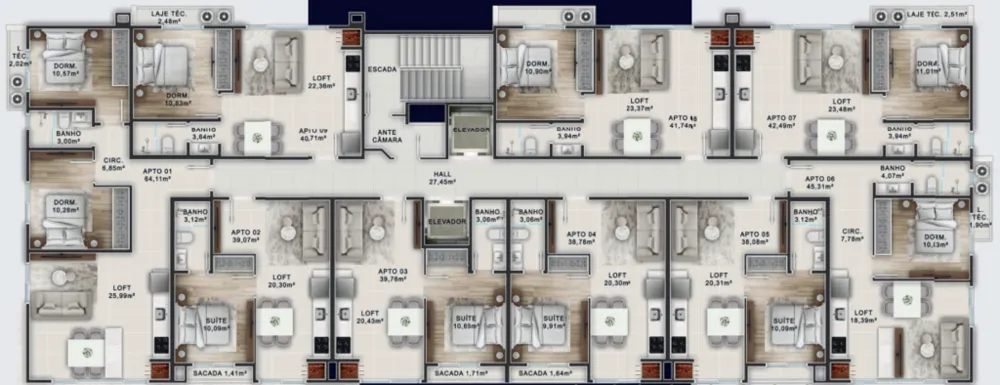 Apartamento, 1 quarto, 41 m² - Foto 12