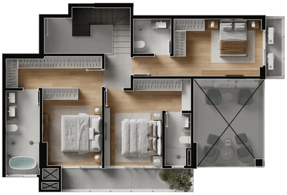 Apartamento, 3 quartos, 153 m² - Foto 12