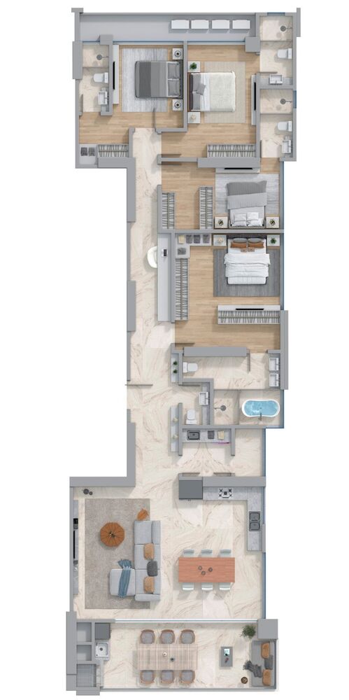 Apartamento, 4 quartos, 342 m² - Foto 10