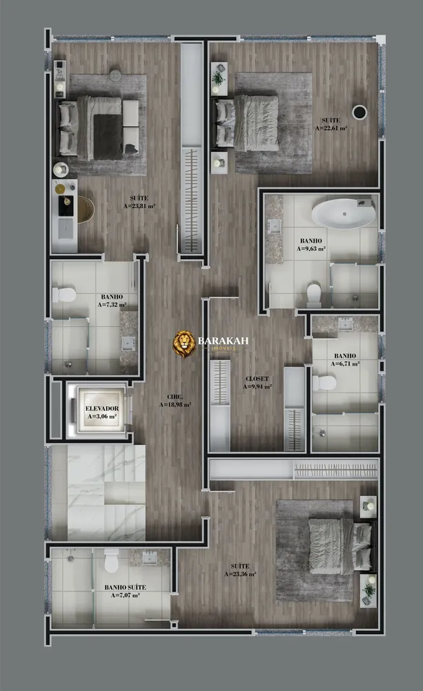 Casa de Condomínio, 5 quartos - Foto 11