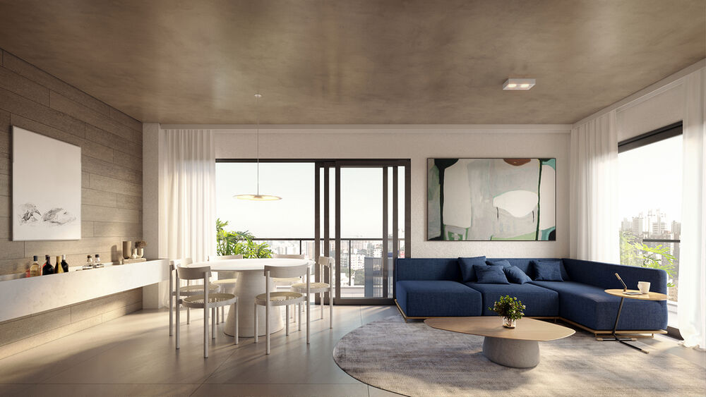 Apartamento à venda com 3 quartos, 123m² - Foto 2