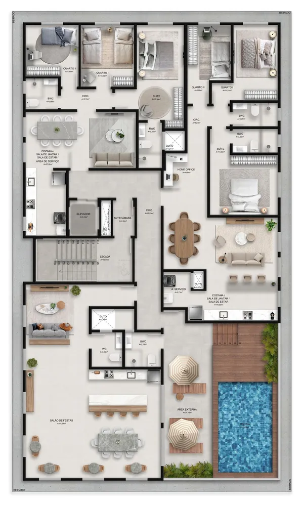 Apartamento, 3 quartos, 98 m² - Foto 12