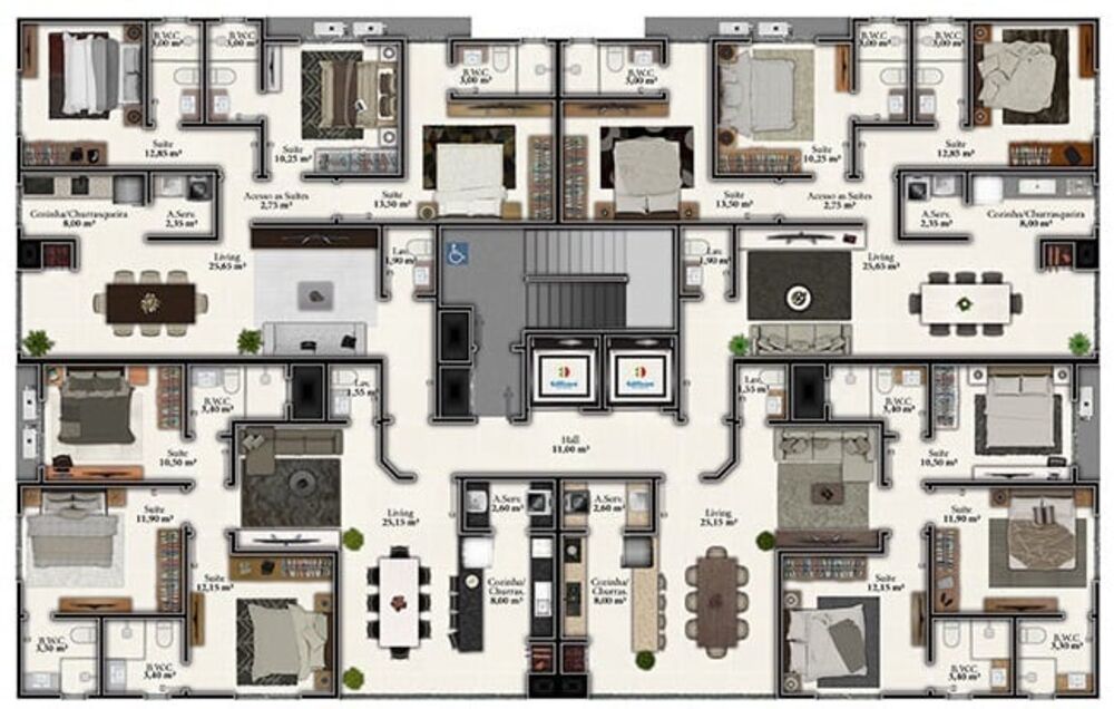 Apartamento, 3 quartos, 98 m² - Foto 10