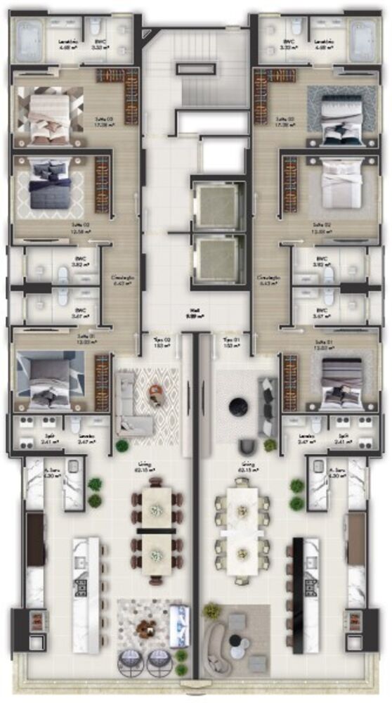 Apartamento, 3 quartos, 153 m² - Foto 7