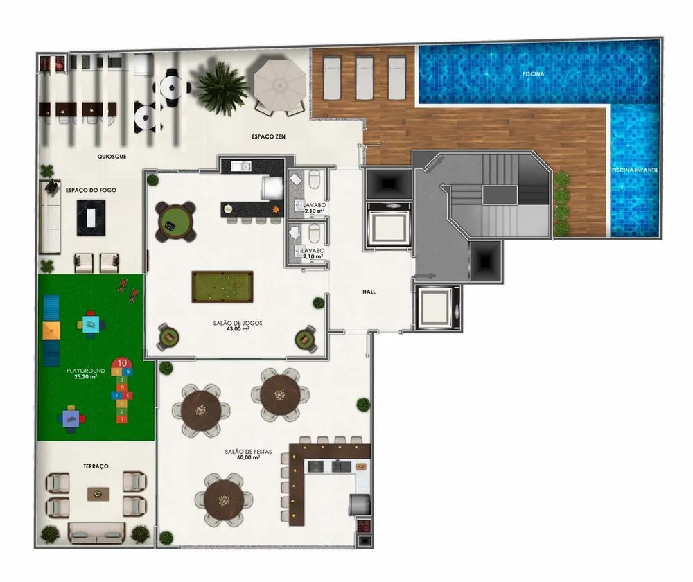 Apartamento, 2 quartos, 62 m² - Foto 3