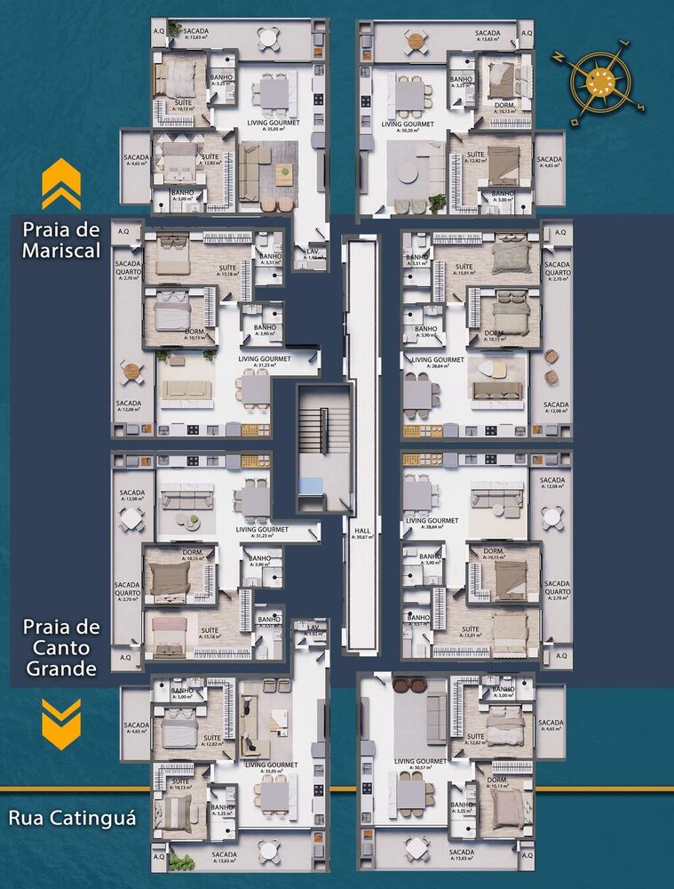 Cobertura, 3 quartos, 171 m² - Foto 7