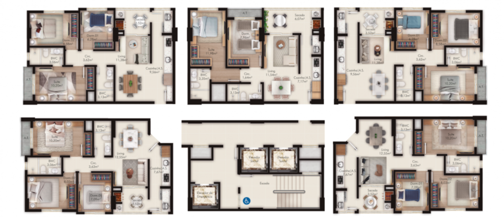Apartamento, 3 quartos, 69 m² - Foto 5