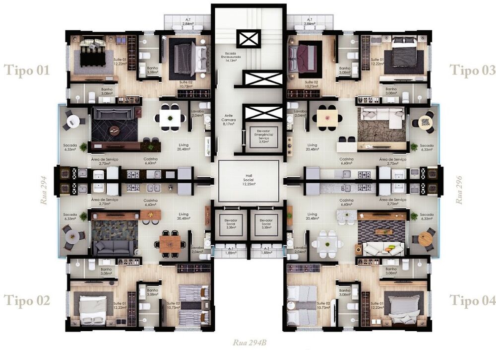 Apartamento, 2 quartos, 78 m² - Foto 17