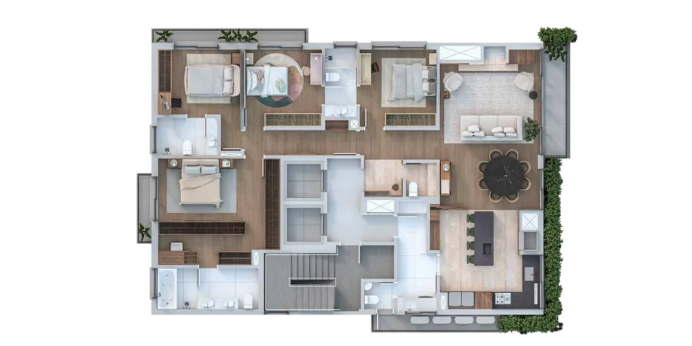 Apartamento, 3 quartos, 203 m² - Foto 4