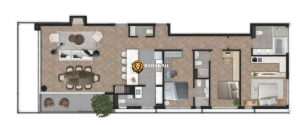 Apartamento, 3 quartos, 170 m² - Foto 9