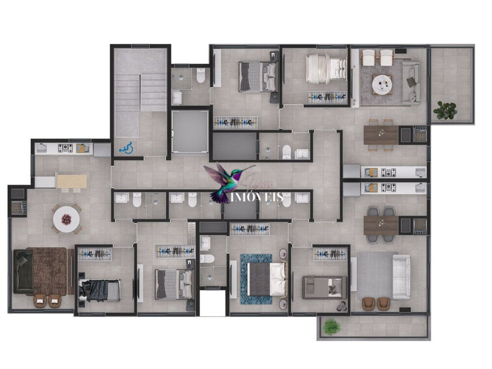 Apartamento, 2 quartos, 64 m² - Foto 1